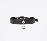 Berlin Baby Faux Flat Leather Cat Collar