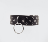 Berlin Baby Black Studded BDSM Play Collar
