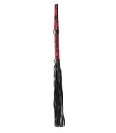 Berlin Baby Red Jacquard Print Fetish Flogger