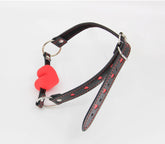 Berlin Baby Faux Leather Solid Heart Gag