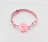 Berlin Baby Breathable Faux Leather Gag Baby Pink