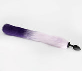 Love In Leather Fox Tail Silicone Butt Plug Small