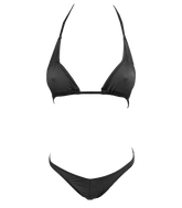 Love In Leather Spandex Fabric Womens Bikini