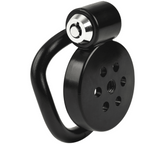 Love In Leather Flat Male Chastity Device Black