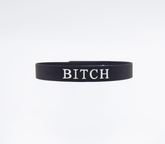 Love In Leather Fetish Play Silicone BITCH Collar