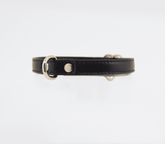 Love In Leather Heart Buckle Bondage Leather Collar