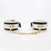 Love In Leather Glow In Dark Bondage Wrist Cuffs