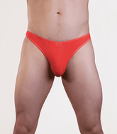 Love In Leather Plain Mens Lycra G-String L/XL