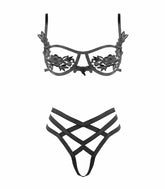 Muse Lingeire Open Cup Bra With Cut Out Bust