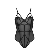 Muse Lingerie Sexy BDSM Play Fetish Bodysuit Black