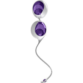 OVO L1 Silicone Kegel Love Balls White/Lilac
