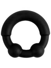 Playful Nero Liquid Silicone Coated Metal C-Ring