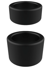 Playful Nero Liquid Silicone 2 Pack Ball Stretcher Rings