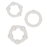 CalExotics Alpha Liquid Silicone Beaded Cock Rings