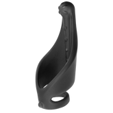 Excellent Power Cock Ring with Strap and Stimulator Black