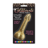 Little Genie Glitterati 10 cm Glitter Penis Party Candle