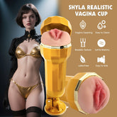 Chisa Shyla Realistic Vibrating Vagina Cup