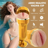 Chisa Abbie Realistic Vagina Vibrating Cup