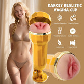 Chisa Darcey Realistic Vagina Vibrating Cup