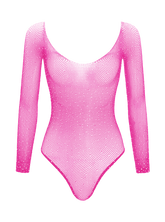 Love In Leather Sexy Rhinestone Womens Bodysuit
