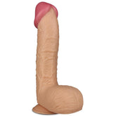 Lovetoy King Size Legendary 10.5 Inch Realistic Dildo Flesh