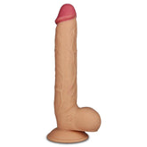 Lovetoy King Size High Quality 10 Inch Realistic Dildo Flesh