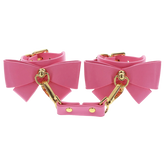 Scala Vegan PU Leather BDSM Play Wrist Cuffs