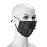 BDStyle Steampunk Skull Rivets Adjustable Mask