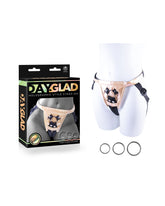 Nanma Day-Glad Pu Harness With 3 Different Size Metal Ring