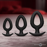 XR Brands Master Series Pop Anal Plug Trainer Set of 3 Sizes