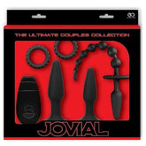 Jovial 5 Piece Anal Kit With Vibrating Butt Plug