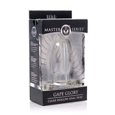 Gape Glory Clear Hollow Anal Plug by XR Brands