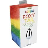 Rainbow Foxy Tail Butt Plug by Hott Products