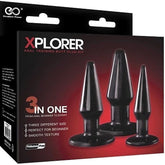 Xplorer Anal Training Butt Plug Kit by NANMA Corporation