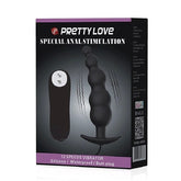 Pretty Love Curved Beads Anal Vibrator by Baile