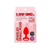 JP31 Small Jeweled Silicone Butt Plug by Luv Inc