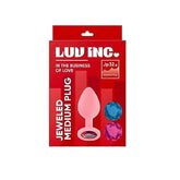 Luv Inc Jp32 Medium Jeweled Plug Pink by VVOLE LLC