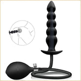Five Ball Inflatable Dildo Anal Beads by BDStyle
