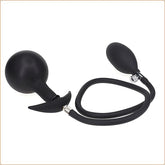 Inflatable Dildo Metal Ball Inside Butt Plug by BDStyle