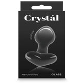 NS Novelties Crystal Heart Glass Butt Plug