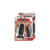 Ram Pulsating Buttplug Black by Nasstoys
