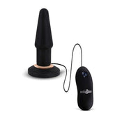 Apex Vibrating Butt Plug Black by Seven Creations