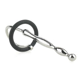 Wavey Quatro Penis Plug With Rubber Glans Ring by BDStyle