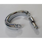 Steel Chastity Device Testical Ring by BDStyle
