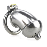 Built-in Lock Chastity Cage With Penis Plug by BDStyle