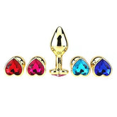 Large Golden Heart Intimate Adornment by BDStyle