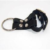 Leather and Metal Cock Ring by BDStyle