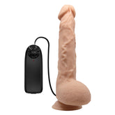 Baile Jason 9.8 Inches Vibrating Dildo With Suction Base