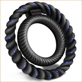 Silicone Dual Textured Penis Ring by BDStyle