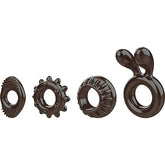 Ring My Bell 4 Piece Cock Ring Set by Evolved